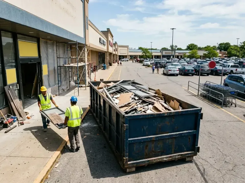 retail-store-renovation-debris-003 — frequently asked questions, Roll-off Dumpster Rentals in Smithville, MO